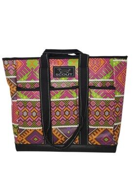 Scout Rocket Pocket Aztec Print Zip Top Tote Bag